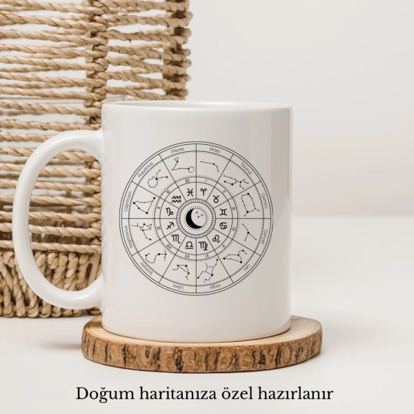 Doğum Haritasına Özel Bardak - Görsel 2